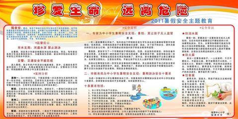 暑期安全主題教育海報展板制作指南 選材、設(shè)計與供應(yīng)商選擇